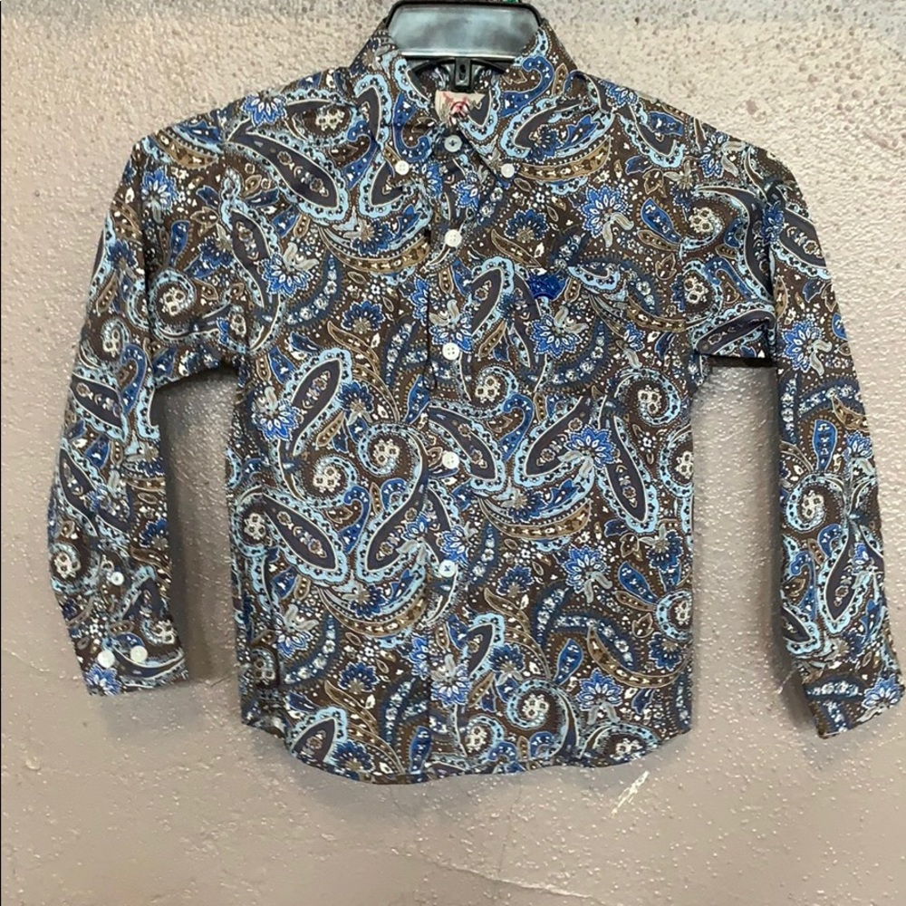 Cinch size 4T paisley shirt
